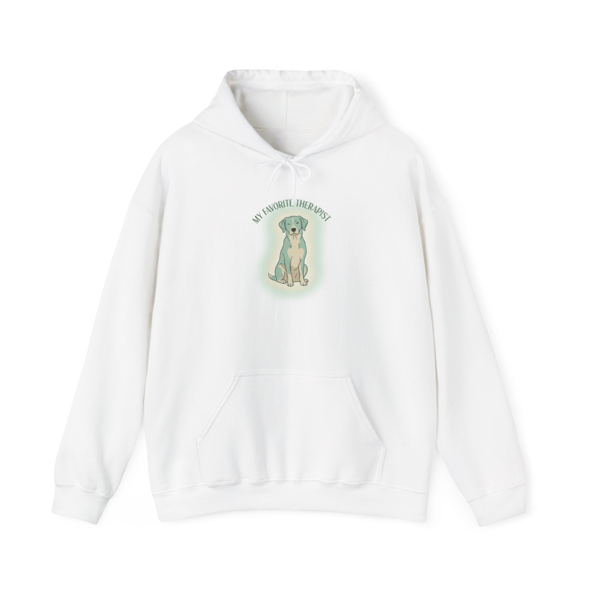 My Favorite Therapist Hoodie – Cute Retriever Graphic Pullover